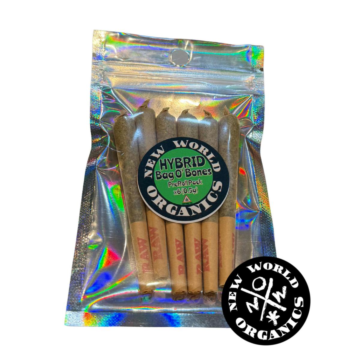 of Bones - 6 Pack Hybrid 1/2g Prerolls