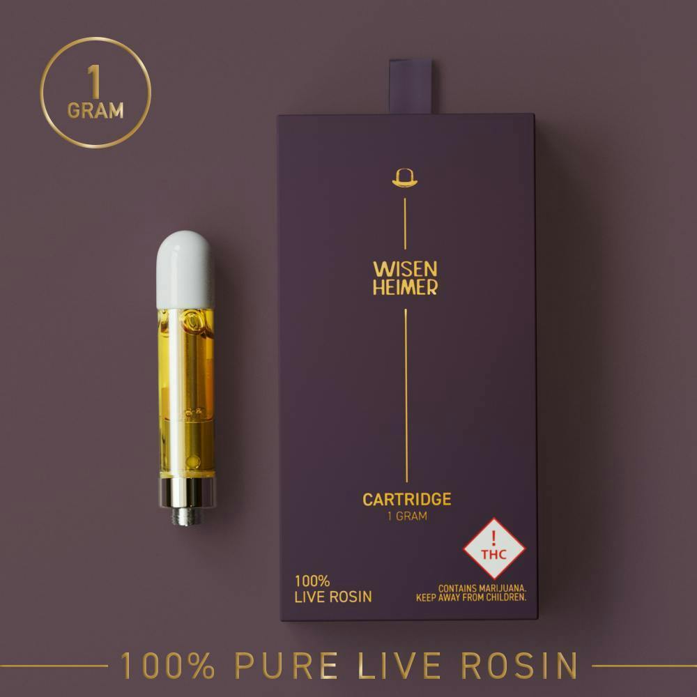 Wisenheimer Honeymoon Cookies 1000mg Live Rosin Cartridge | MED