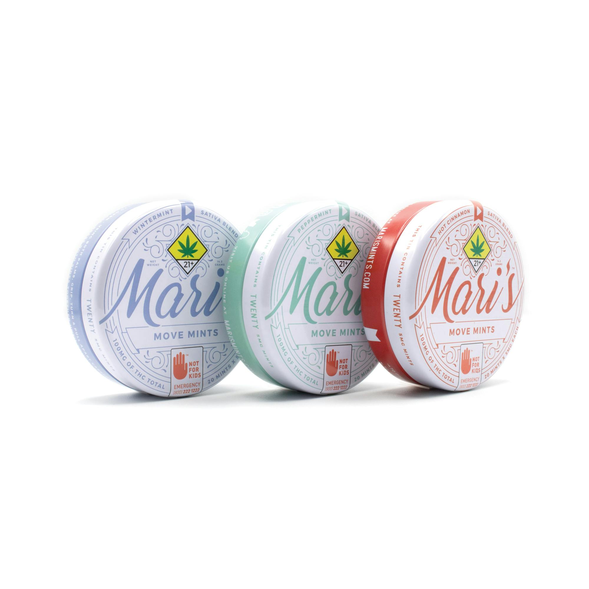 Mari's Mints Move Wintermint 20 Pack