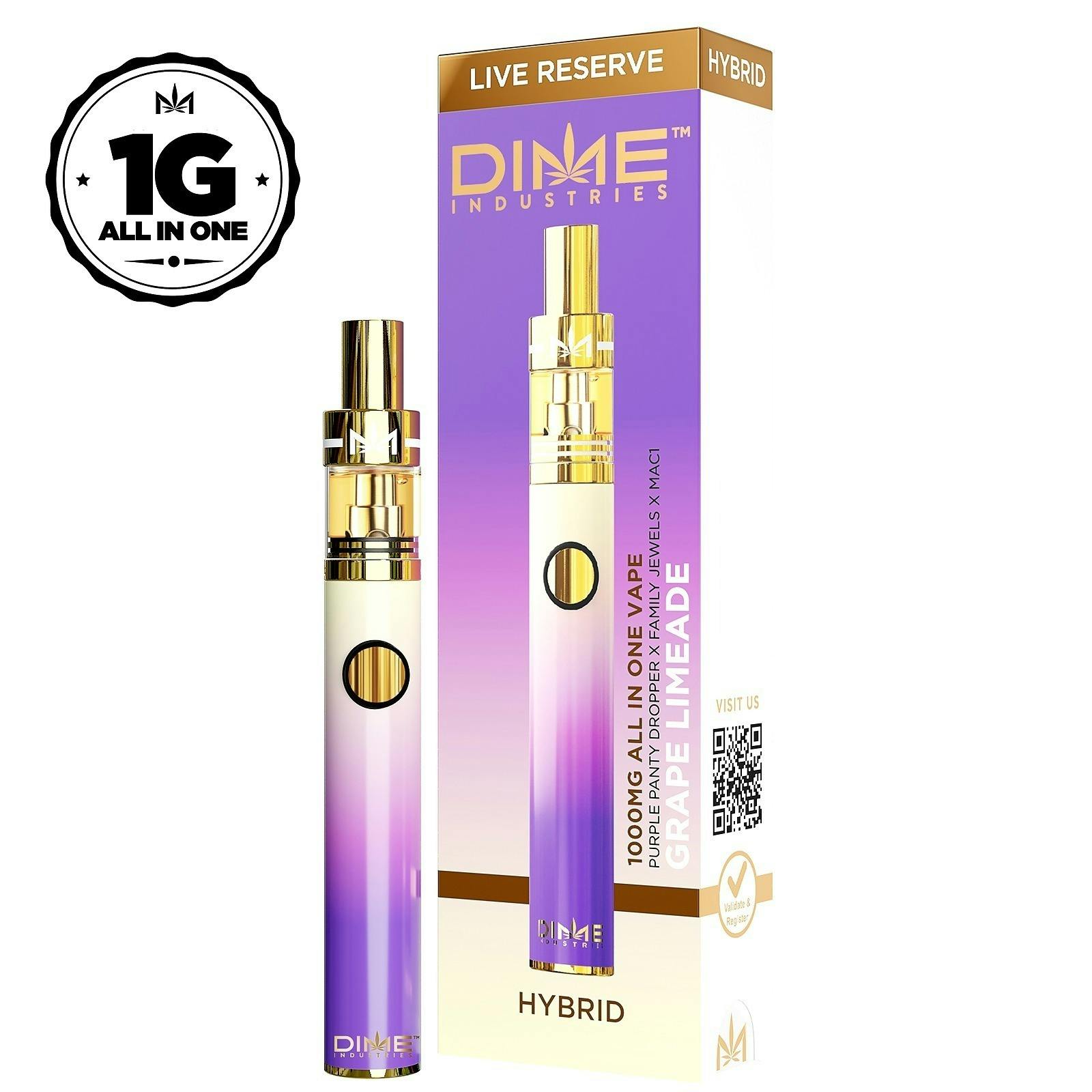 Grape Limeade | Live Reserve | 1G All In One Device by Dime Industries