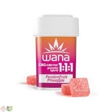 Passionfruit Pineapple 1:1:1 [10 pack] by Wana Edibles