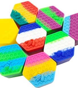 SSV | Silicone Jar Large HoneyBee Assorted
