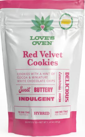 Love's Oven | Red Velvet Cookies | 100mg