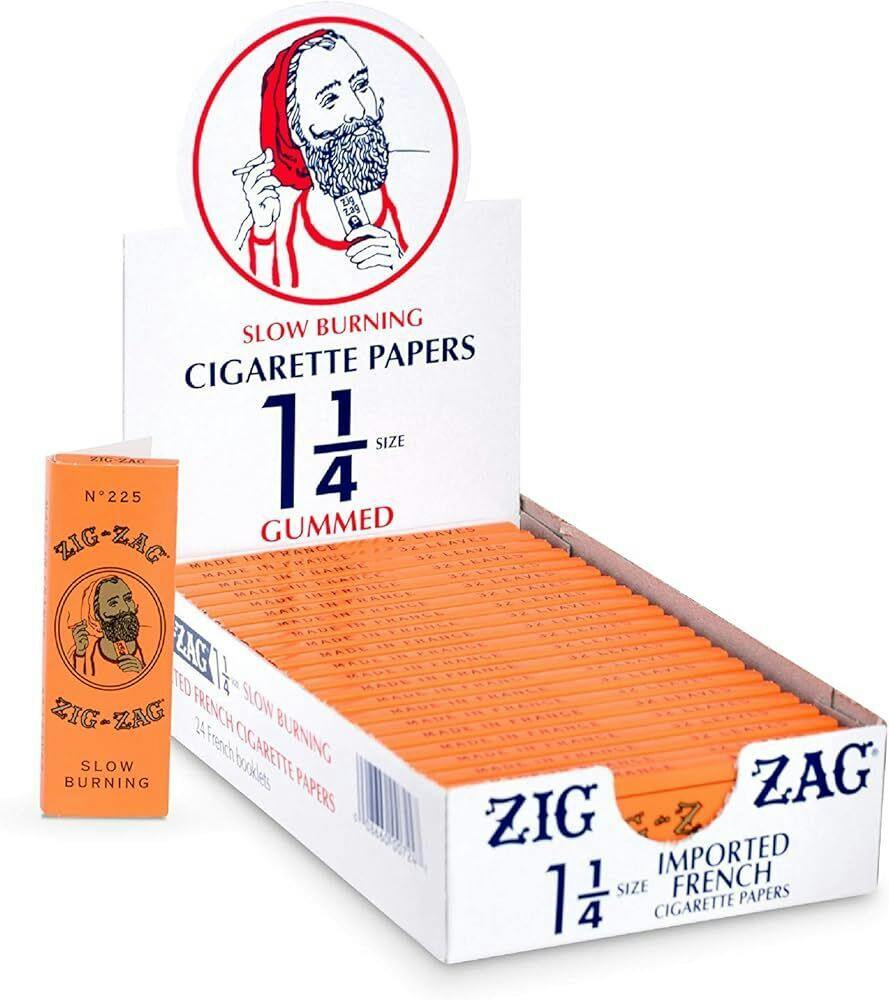 CAW | Zig Zag | 1 1/4 Orange Papers $3