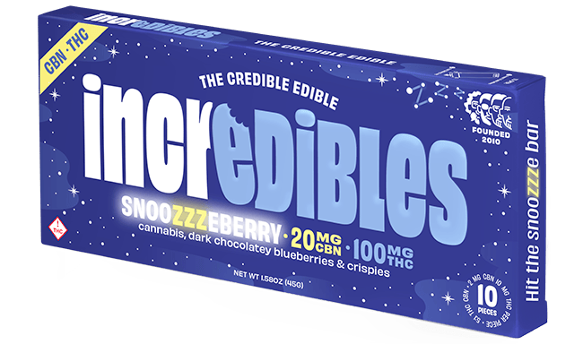 5:1 Snoozzzeberry + CBN Bites by Incredibles