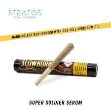 Slow Burn Full-spectrum Oil Infused Indica Pre-roll Super Soldier Serum