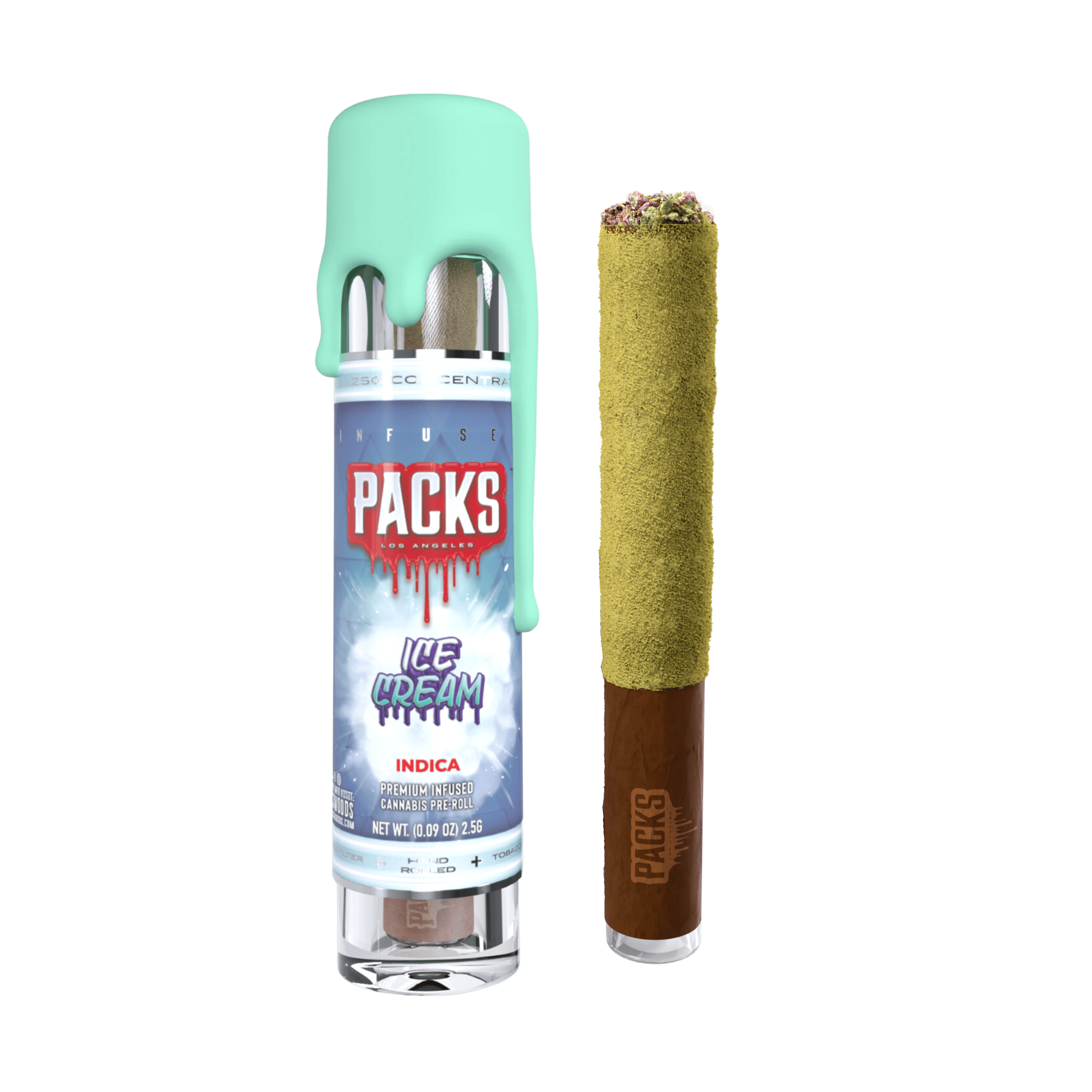 Cheeba - Packwoods 2.5g Infused Blunt - Indica - Ice Cream (m)