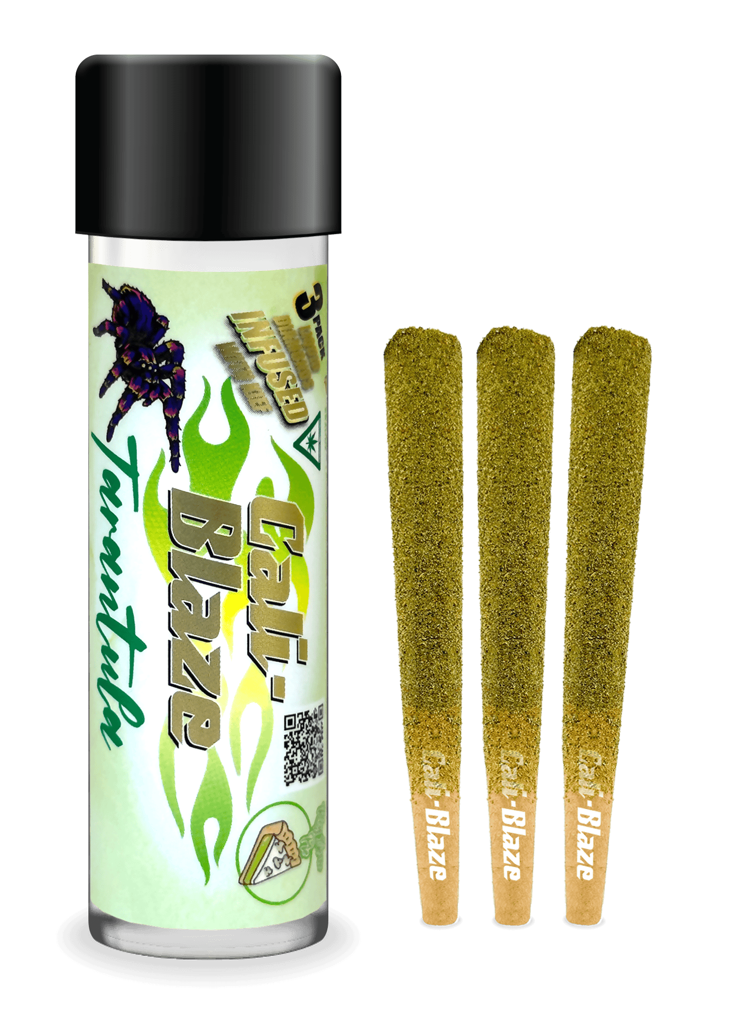 Cali Blaze - Tarantula - 3pk IPR - Indica - Key Lime Pie (r)
