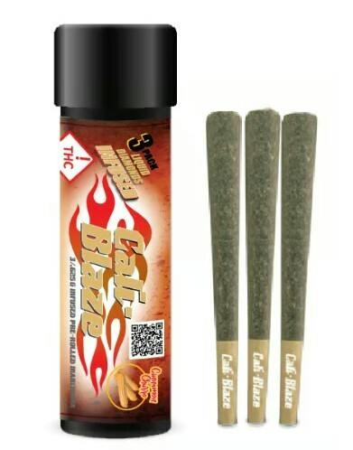 Cali Blaze - Tarantula - 3pk IPR - Indica - Cinnamon Churro (r)