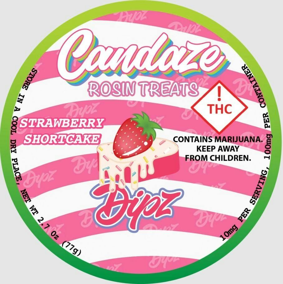 Candaze - 1000mg Sativa Dipz - Strawberry Shortcake (m)
