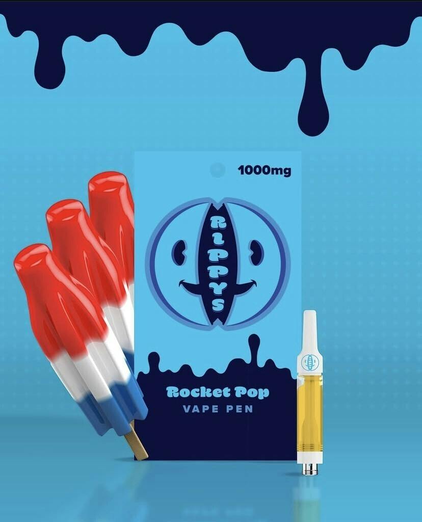 Rippys - 1000mg Carts - Rocket Pop (r)