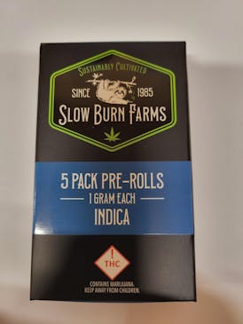 5pk 1g PreRolls- Indica