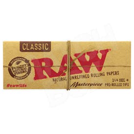 Classic Masterpiece 1 1/4 Size Rolling Papers | RAW