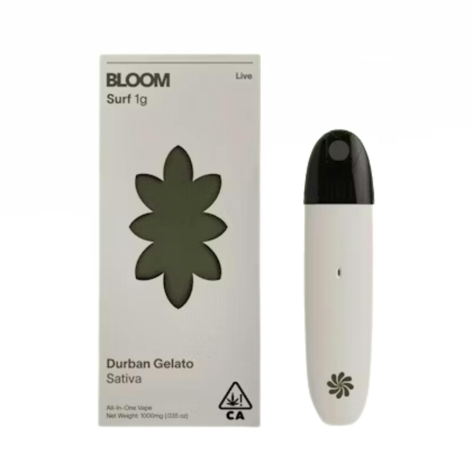 Bloom Live Surf All-In-One 500mg | Durban Gelato