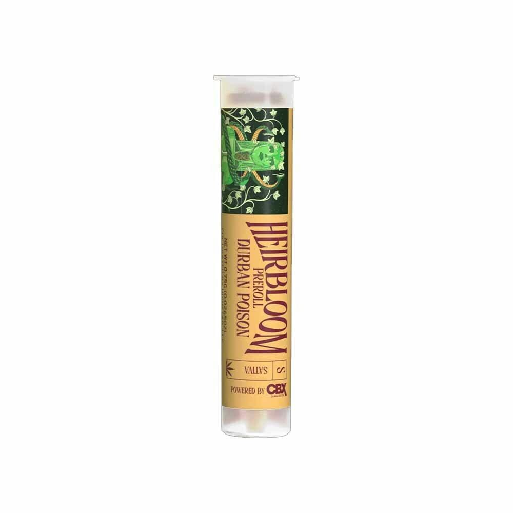 Heirbloom Legacy Flower | Durban Poison | Joints | 0.75g