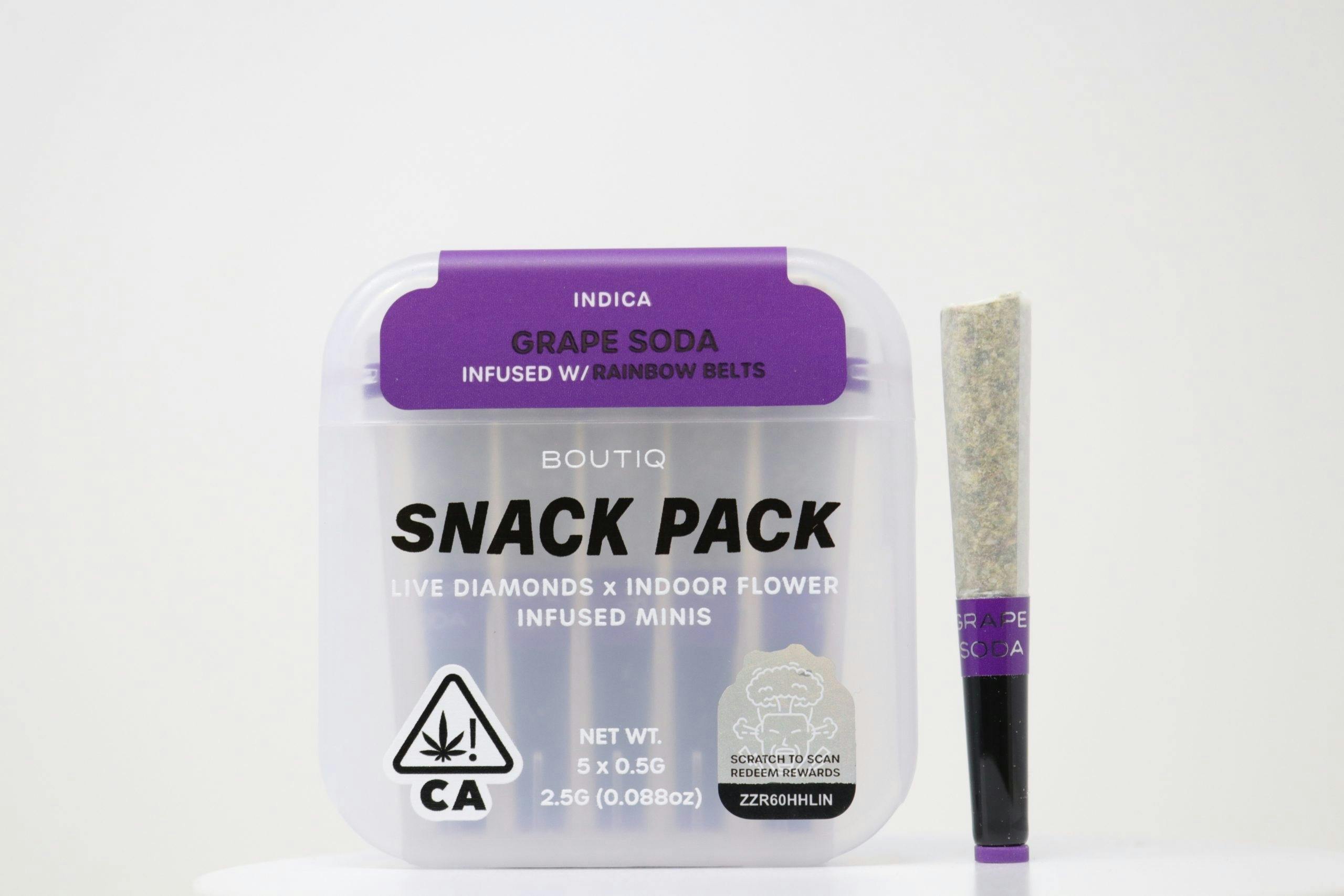Grape Soda x Rainbow Belts | SP Diamond Infused Minis | 0.5g each | 5pk