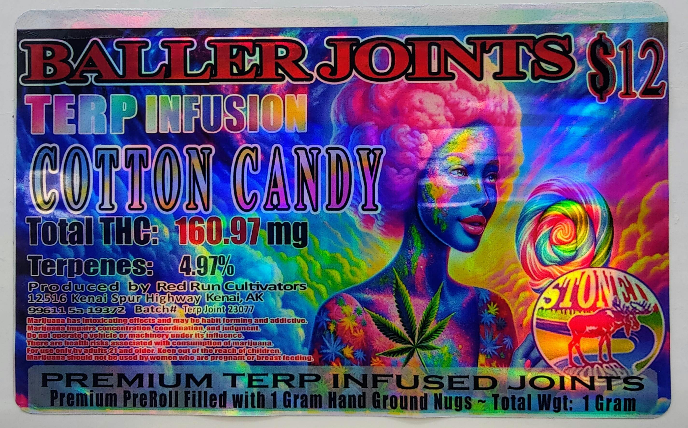 Terp Pre Roll - Cotton Candy