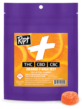 Ript Plus Orange U High Yet? 1:1:1 CBD + CBC