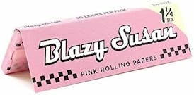 Pink Rolling Papers 1 1/4" by Blazy Susan