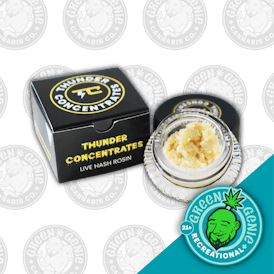 Seattle Super Chronic Hash Rosin by Thunder Canna 3.5g | REC