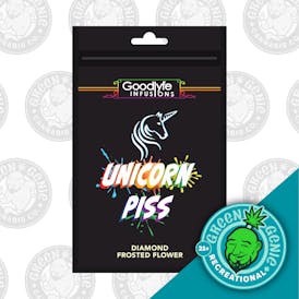 Unicorn Piss Diamond Frosted Flower | Pre-Packaged Eighth | Goodlyfe | REC