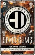 Higher Innovations - Orange Creme Space Gems THC:CBD:CBG:CBN - 200MG (REC)