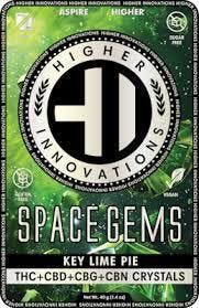 Higher Innovations - Key Lime Pie Space Gems - THC:CBD:CBG:CBN - 200MG (REC)