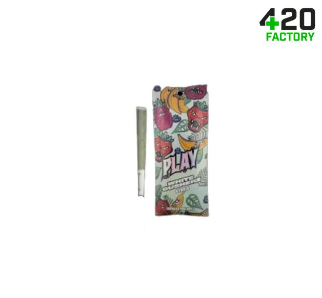 Play | White Gusherz | 1.2g | Infused Pre-Roll by Play Michigan