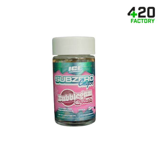 Bubblegum Gelato | Infused Minis | 0.5g | 5pk cannabis product
