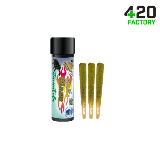 Cali-Blaze | Blue Muffin | Tarantula Infused Joints | 1g each | 3pk by Cali-Blaze