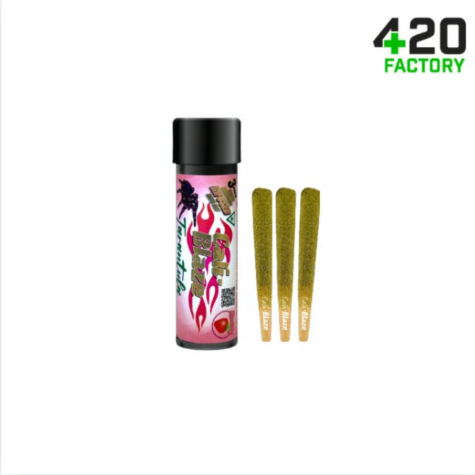 Cali-Blaze | Strawberry | Tarantula Infused Joints | 1g each | 3pk by Cali-Blaze