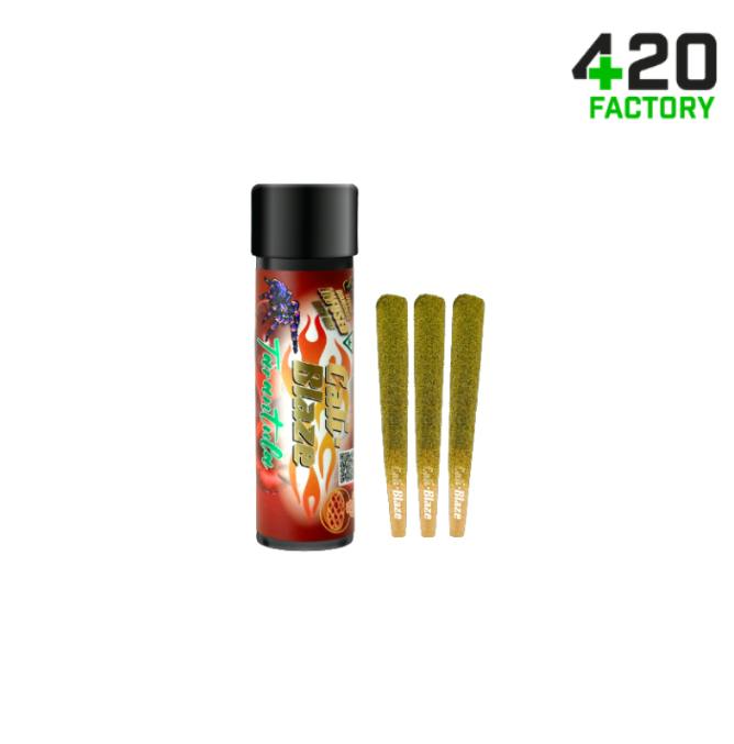 Cali-Blaze | Cherry Pie | Tarantula Infused Joint | 1g each | 3pk by Cali-Blaze