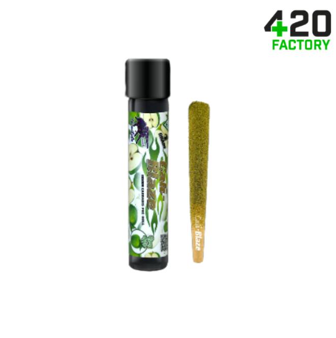 Cali-Blaze | Green Apple | Tarantula Infused Joint | 1g by Cali-Blaze