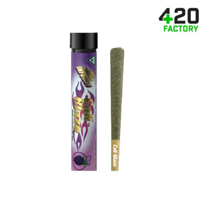 Cali-Blaze | Grape | Liquid Diamond Infused Joint | 1.2g by Cali-Blaze