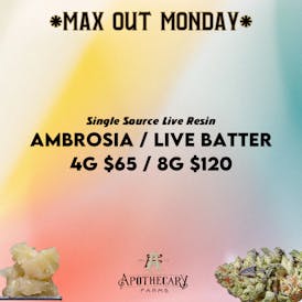 *June Steals* Select Ambrosia/Live Batter 1G $15
