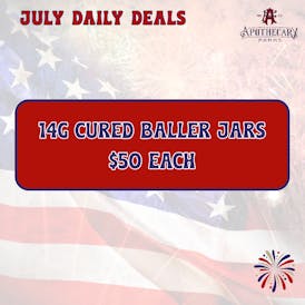 *14G Cured Baler Jars $50!*
