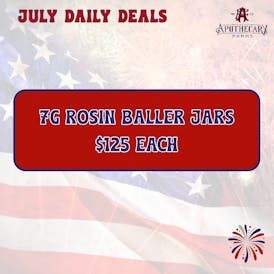 *7G Rosin Baller Jars $125!*