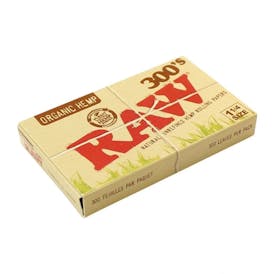 RAW 300's Organic Hemp 1 1/4 Rolling Papers