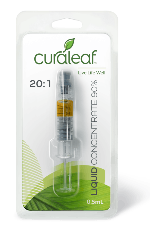 Curaleaf 20:1 Sativa Liquid Concentrate Syringe
