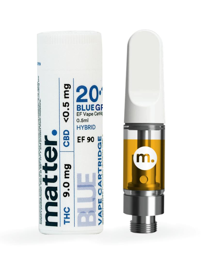 Matter Blue + 20:1 GRK Vape Cartridge