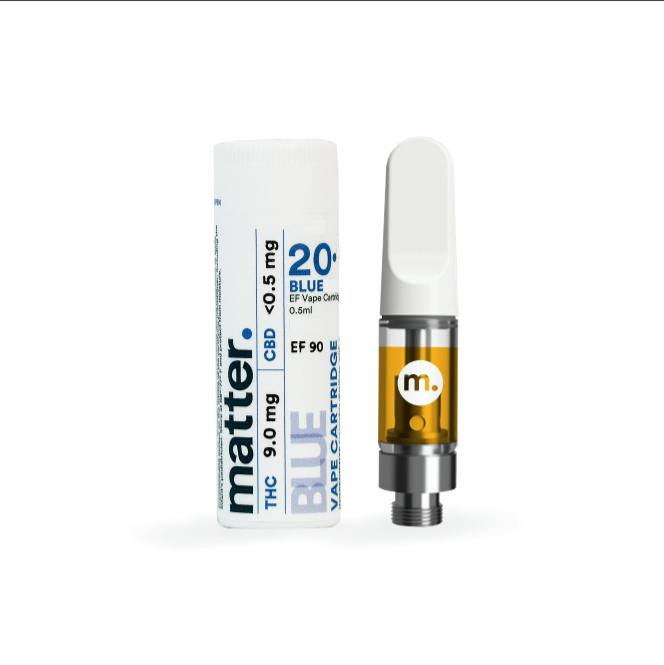 Matter Blue + 20:1 DTR Vape Cartridge