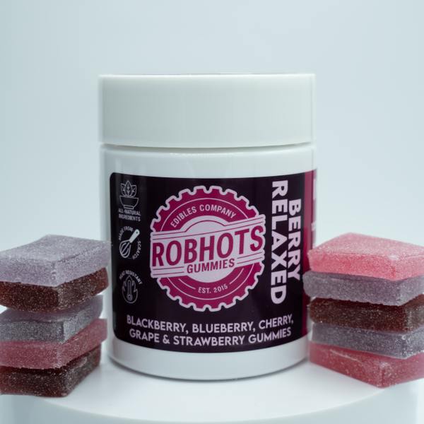 Robhots | Berry Relaxed Gummies | MED | 1000mg | 20ct | 50mg/ea