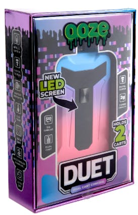 OOZE Duet -“ 650 mAh Dual Cart Conceal Battery