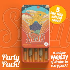Sesh Infused Cone Pre Rolls Variety Pack (5 pack .75g/ea) - Variety Pack REC