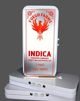 Fuego 7 pack 1/2gram joints 3.5g Indica