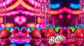 Retro Vibes Syrup - Fast Acting - Strawberry - 100mg