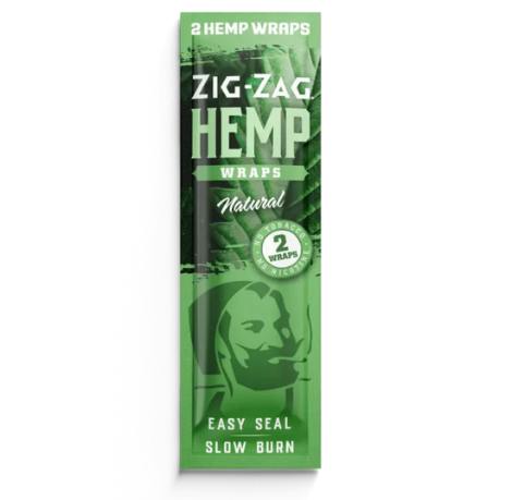 Zig Zag Hemp Natural - 2 Wraps