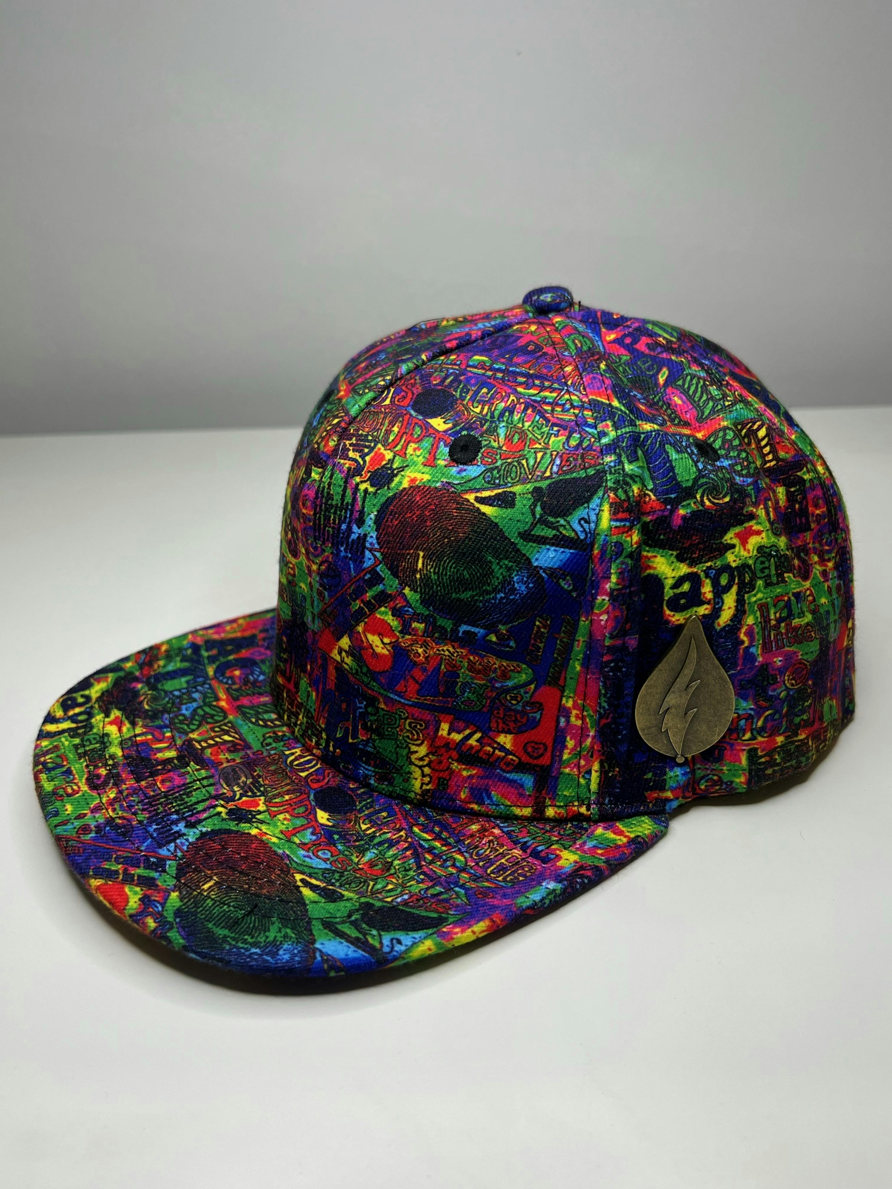 Psychedelic Full Print Hat