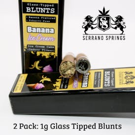 BLUNT - 1.0G/2PK | BANANA ICE CREAM | SERRANO SPRINGS
