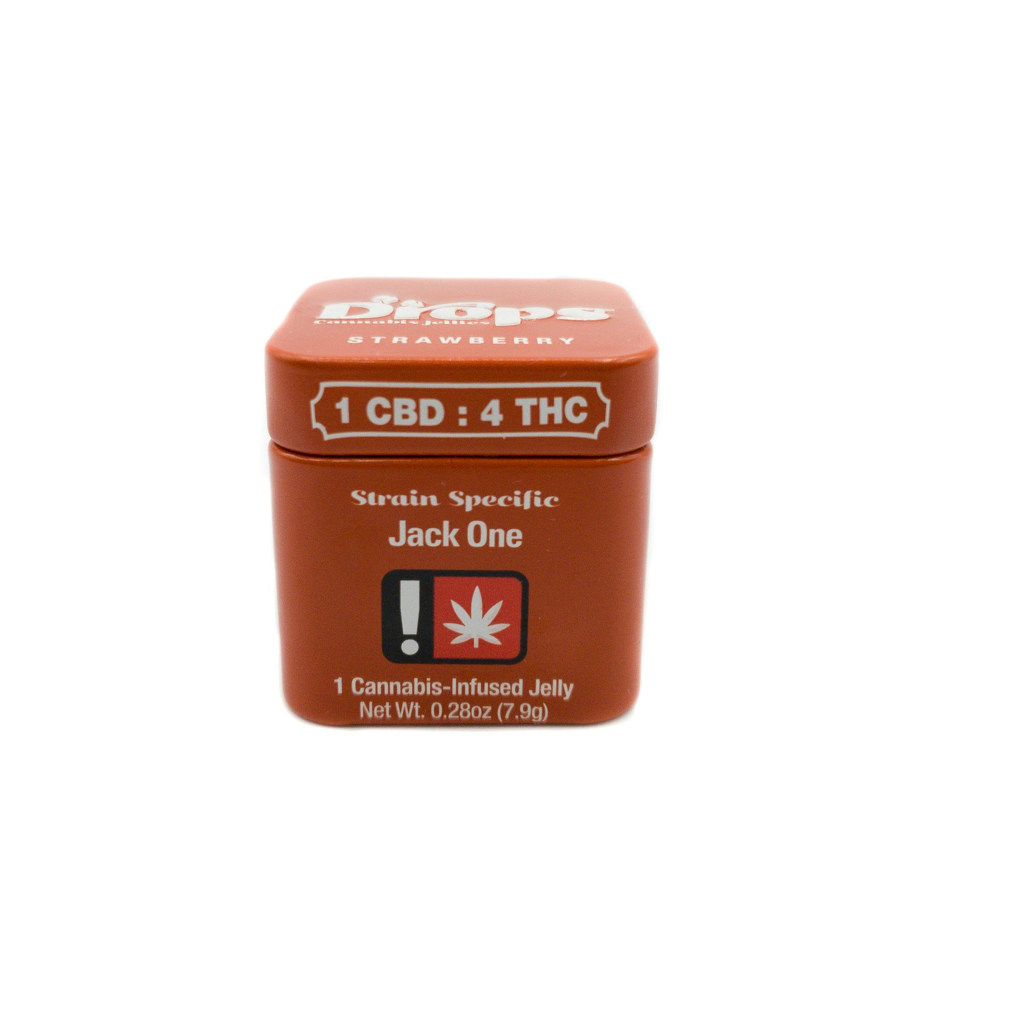 Drops | Strawberry | 200mg | 2ct | THC:CBG:THCv 25mg:25mg:50mg each by Drops